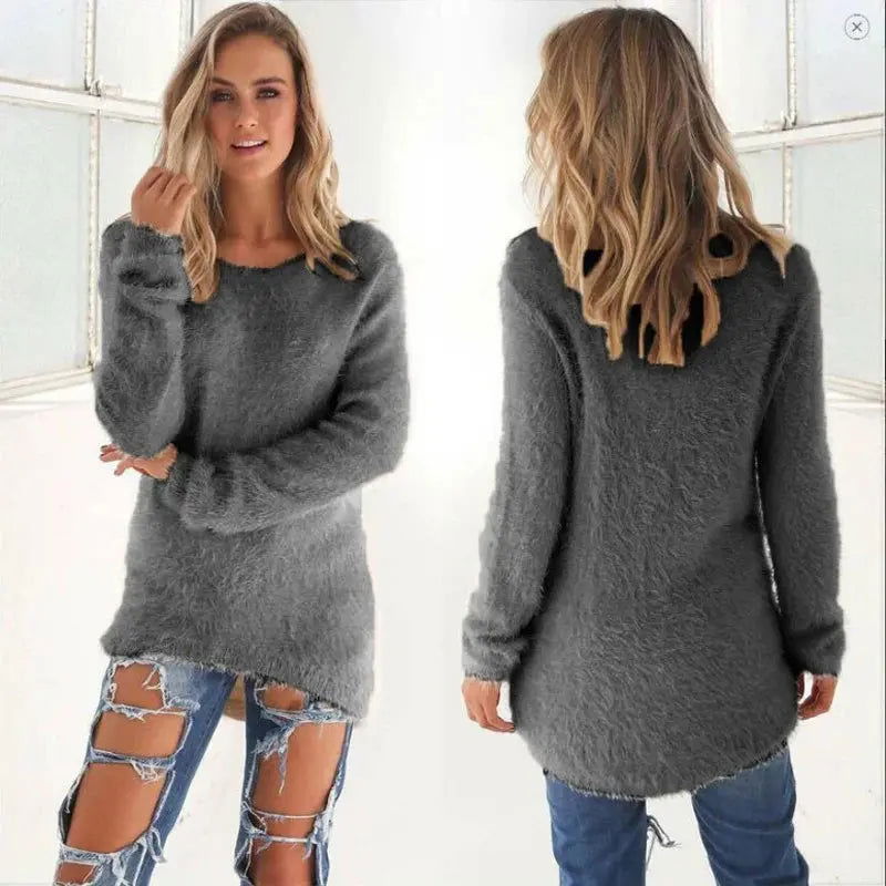 Chelsea Cozy Teddy Fleece Sweater - Lizabella Fashion -  -  - Chelsea Cozy Teddy Fleece Sweater - Lizabella Fashion - #tag1# - #tag2#