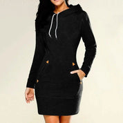 Chic BELLE Hoodie Dress for Effortless Style - Lizabella Fashion -  -  - Chic BELLE Hoodie Dress for Effortless Style - Lizabella Fashion - #tag1# - #tag2#