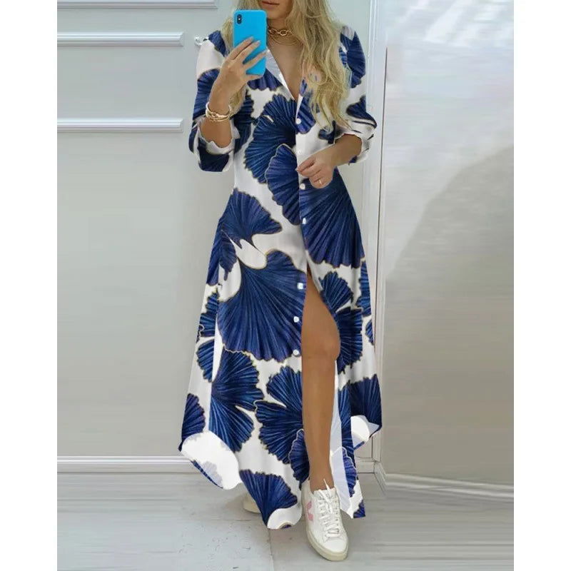 Chic Bohemian Maxi Dress for Beach Days – Vibrant Prints - Lizabella Fashion -  -  - Chic Bohemian Maxi Dress for Beach Days – Vibrant Prints - Lizabella Fashion - #tag1# - #tag2#