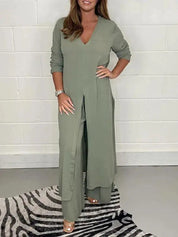 Chic Emelia Two-Piece Casual Set for Women - Lizabella Fashion -  -  - Chic Emelia Two-Piece Casual Set for Women - Lizabella Fashion - #tag1# - #tag2#