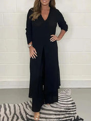 Chic Emelia Two-Piece Casual Set for Women - Lizabella Fashion -  -  - Chic Emelia Two-Piece Casual Set for Women - Lizabella Fashion - #tag1# - #tag2#