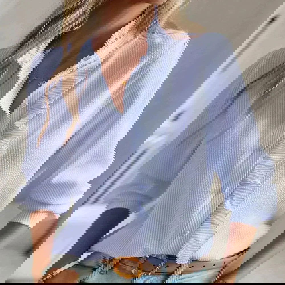 Chic Long Sleeve Blouse for Women - The VIOLA Collection - Lizabella Fashion -  -  - Chic Long Sleeve Blouse for Women - The VIOLA Collection - Lizabella Fashion - #tag1# - #tag2#