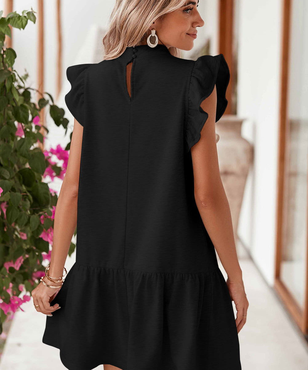 Chic Round Neck Shift Dress for Effortless Style - Lizabella Fashion -  -  - Chic Round Neck Shift Dress for Effortless Style - Lizabella Fashion - #tag1# - #tag2#