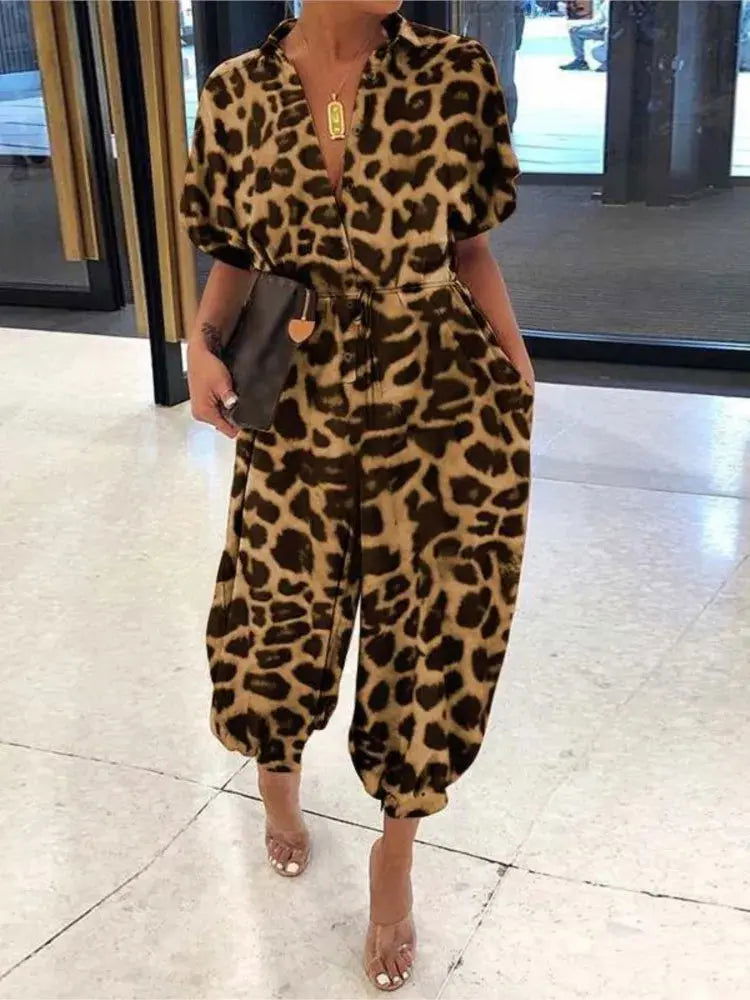 Chic V-Neck Jumpsuit - OLIVIA Collection - Lizabella Fashion -  -  - Chic V-Neck Jumpsuit - OLIVIA Collection - Lizabella Fashion - #tag1# - #tag2#