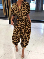 Chic V-Neck Jumpsuit - OLIVIA Collection - Lizabella Fashion -  -  - Chic V-Neck Jumpsuit - OLIVIA Collection - Lizabella Fashion - #tag1# - #tag2#