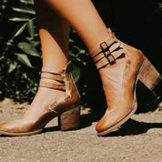 Chic Vintage-Inspired Heeled Sandals by SINA - Lizabella Fashion -  -  - Chic Vintage-Inspired Heeled Sandals by SINA - Lizabella Fashion - #tag1# - #tag2#