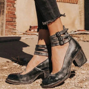 Chic Vintage-Inspired Heeled Sandals by SINA - Lizabella Fashion -  -  - Chic Vintage-Inspired Heeled Sandals by SINA - Lizabella Fashion - #tag1# - #tag2#