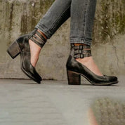 Chic Vintage-Inspired Heeled Sandals by SINA - Lizabella Fashion -  -  - Chic Vintage-Inspired Heeled Sandals by SINA - Lizabella Fashion - #tag1# - #tag2#