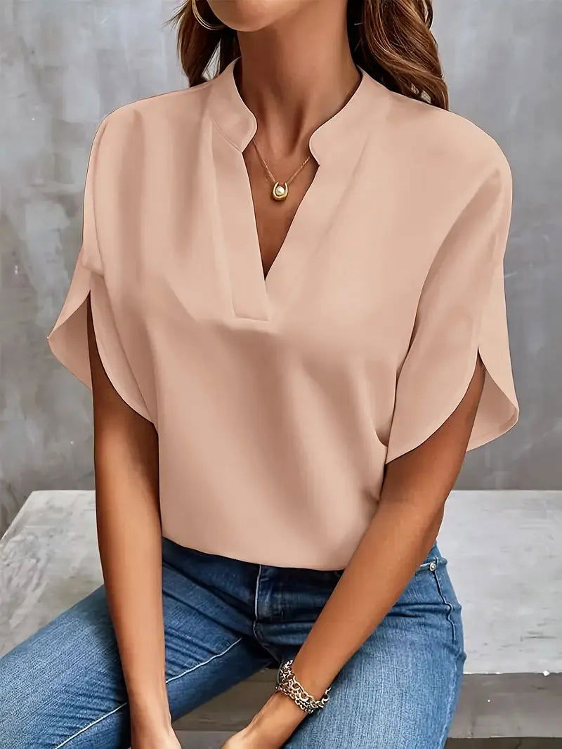 Chic and Breezy Emery Blouse for Effortless Style - Lizabella Fashion -  -  - Chic and Breezy Emery Blouse for Effortless Style - Lizabella Fashion - #tag1# - #tag2#