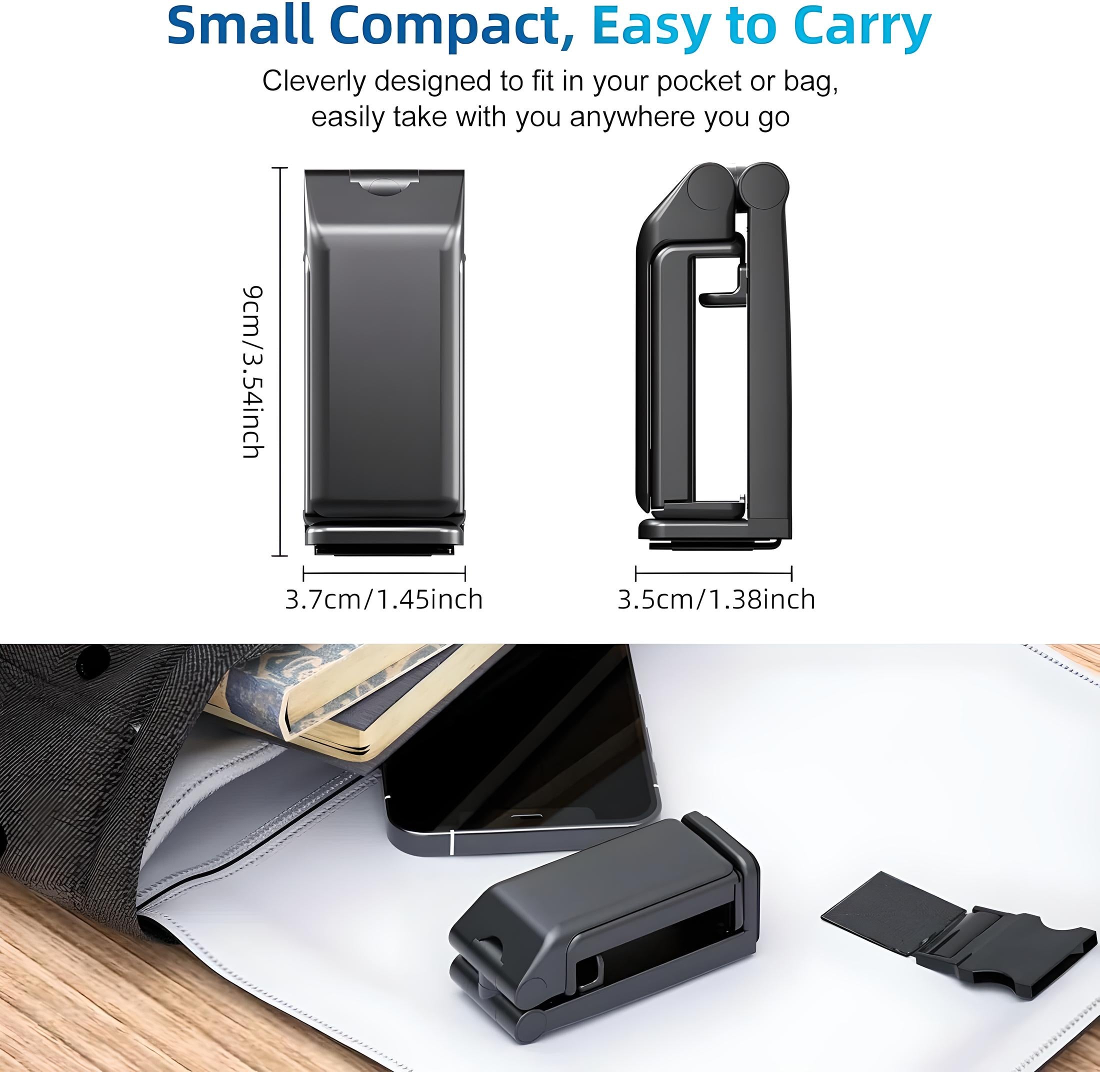 Kimora | Sleek & Compact Travel-Friendly Phone Holder