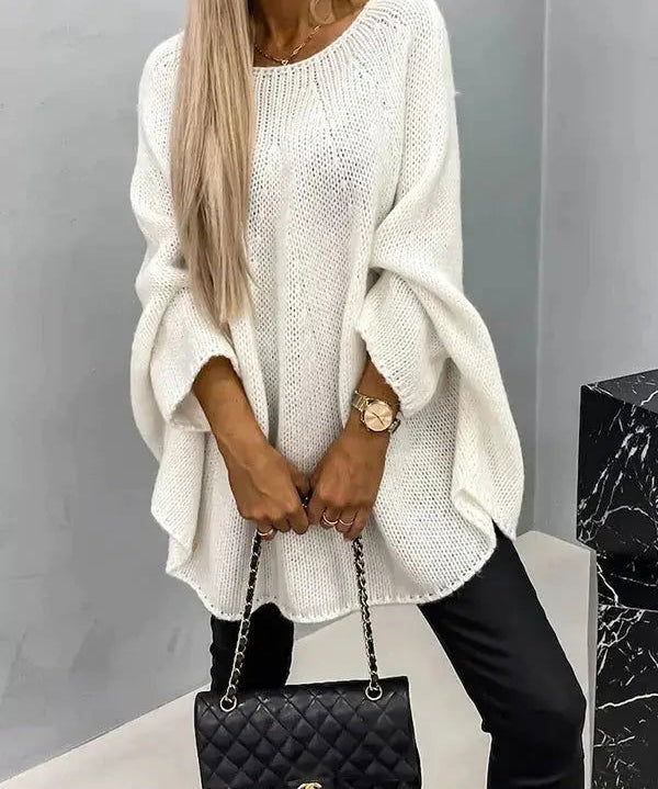 Cozy Chic: Women's Knitted Sweater by ELLA - Lizabella Fashion -  -  - Cozy Chic: Women's Knitted Sweater by ELLA - Lizabella Fashion - #tag1# - #tag2#