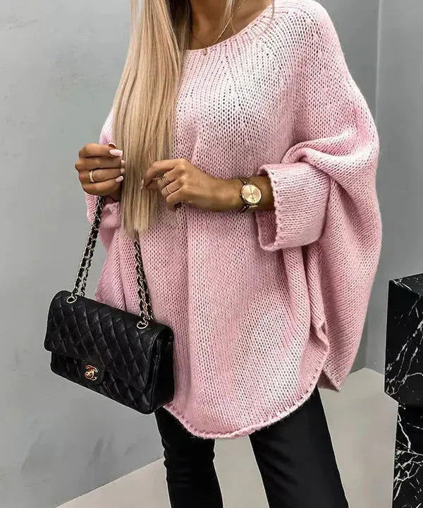 Cozy Chic: Women's Knitted Sweater by ELLA - Lizabella Fashion -  -  - Cozy Chic: Women's Knitted Sweater by ELLA - Lizabella Fashion - #tag1# - #tag2#