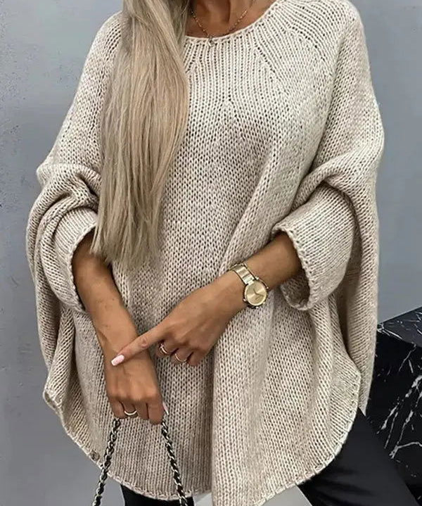 Cozy Chic: Women's Knitted Sweater by ELLA - Lizabella Fashion -  -  - Cozy Chic: Women's Knitted Sweater by ELLA - Lizabella Fashion - #tag1# - #tag2#