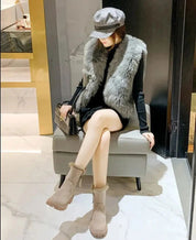 Cozy LAUREEN Padded Winter Boots - Lizabella Fashion -  -  - Cozy LAUREEN Padded Winter Boots - Lizabella Fashion - #tag1# - #tag2#