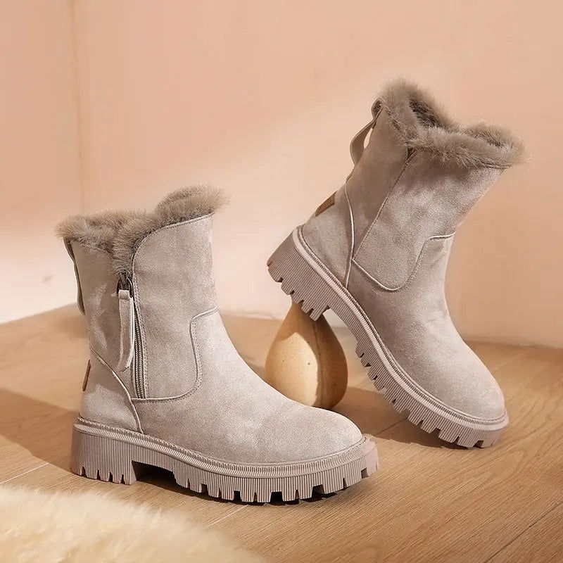Cozy LAUREEN Padded Winter Boots - Lizabella Fashion -  -  - Cozy LAUREEN Padded Winter Boots - Lizabella Fashion - #tag1# - #tag2#