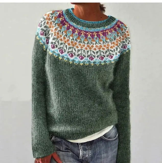 Danique | Timeless Vintage-Inspired Sweater - Lizabella Fashion -  -  - Danique | Timeless Vintage-Inspired Sweater - Lizabella Fashion - #tag1# - #tag2#