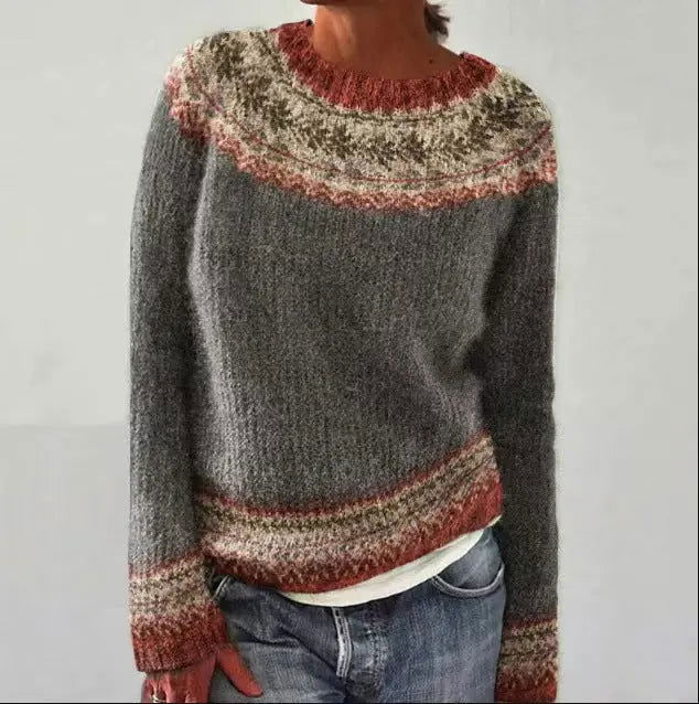 Danique | Timeless Vintage-Inspired Sweater - Lizabella Fashion -  -  - Danique | Timeless Vintage-Inspired Sweater - Lizabella Fashion - #tag1# - #tag2#
