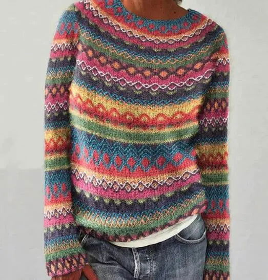 Danique | Timeless Vintage-Inspired Sweater - Lizabella Fashion -  -  - Danique | Timeless Vintage-Inspired Sweater - Lizabella Fashion - #tag1# - #tag2#