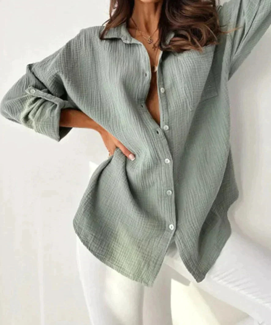 Alexandra | Lightweight and Versatile Loose Fit Blouse