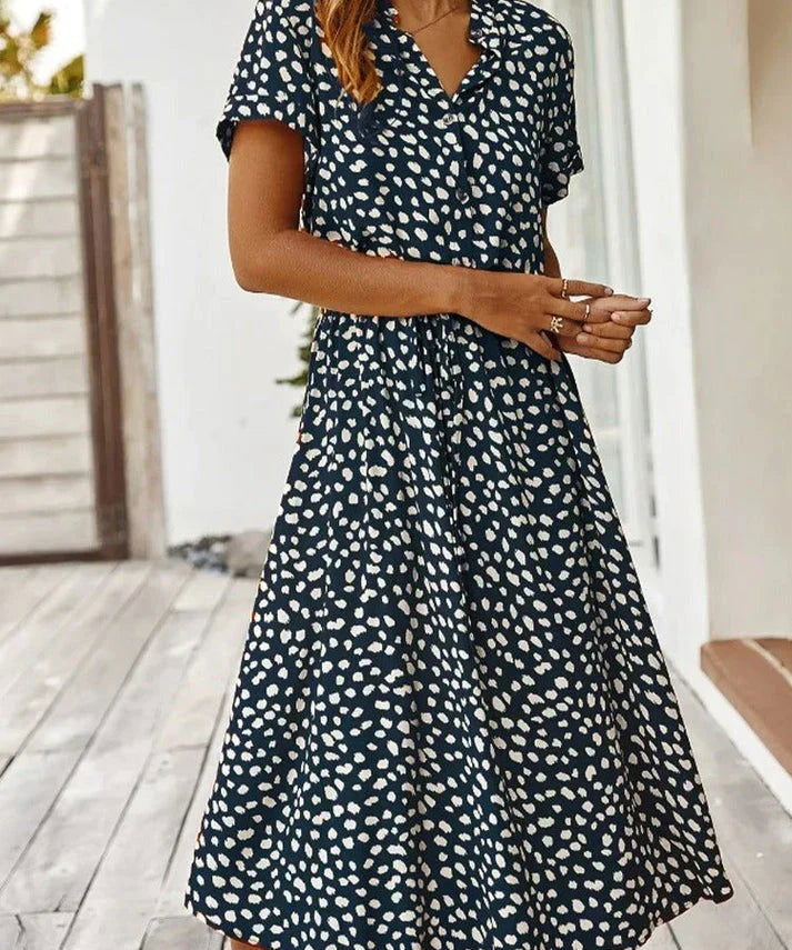 Eden | Chic Bohemian Midi Dress Perfect for Summer - Lizabella Fashion -  -  - Eden | Chic Bohemian Midi Dress Perfect for Summer - Lizabella Fashion - #tag1# - #tag2#