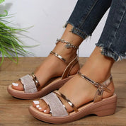 Elegant Silver Sandals for Women - ROSA Collection - Lizabella Fashion -  -  - Elegant Silver Sandals for Women - ROSA Collection - Lizabella Fashion - #tag1# - #tag2#