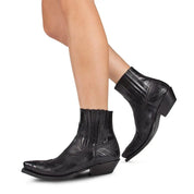 Elevate Your Style with SARAH Women's Leather Cowboy Boots - Lizabella Fashion