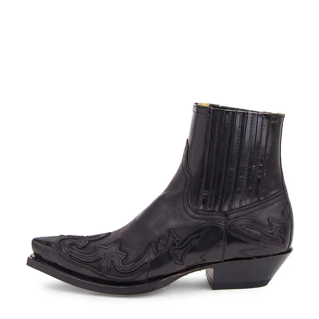 Elevate Your Style with SARAH Women's Leather Cowboy Boots - Lizabella Fashion
