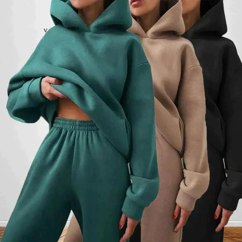 Elevate Your Style with the AMY Two-Piece Jogging Set - Lizabella Fashion