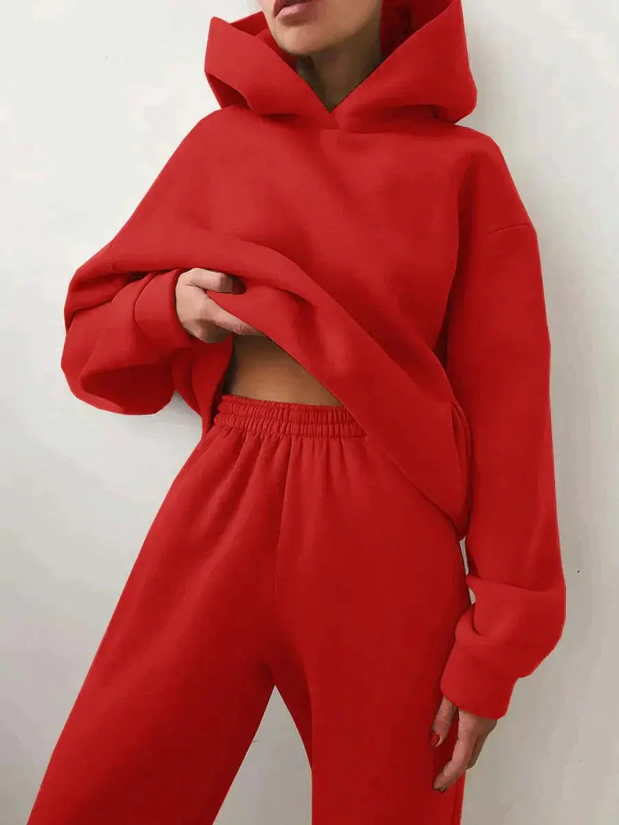 Elevate Your Style with the AMY Two-Piece Jogging Set - Lizabella Fashion