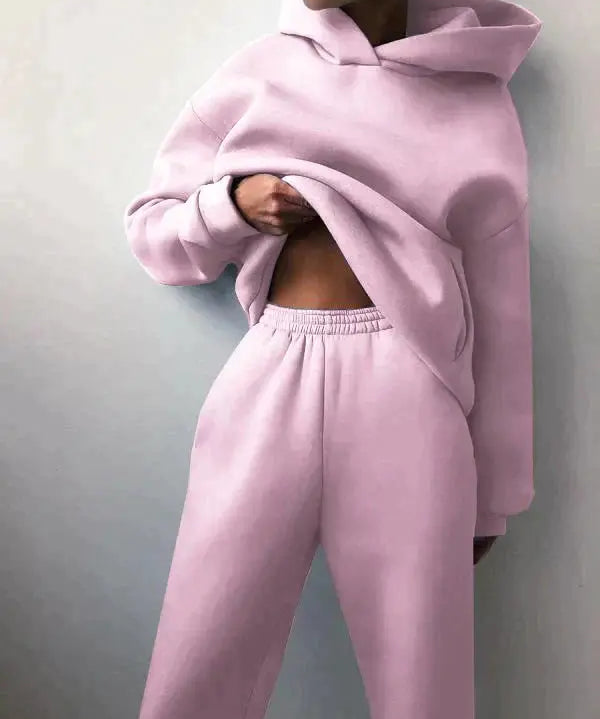 Elevate Your Style with the AMY Two-Piece Jogging Set - Lizabella Fashion