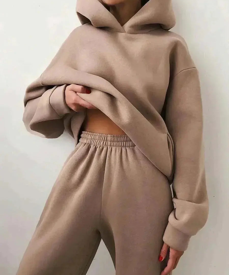 Elevate Your Style with the AMY Two-Piece Jogging Set - Lizabella Fashion