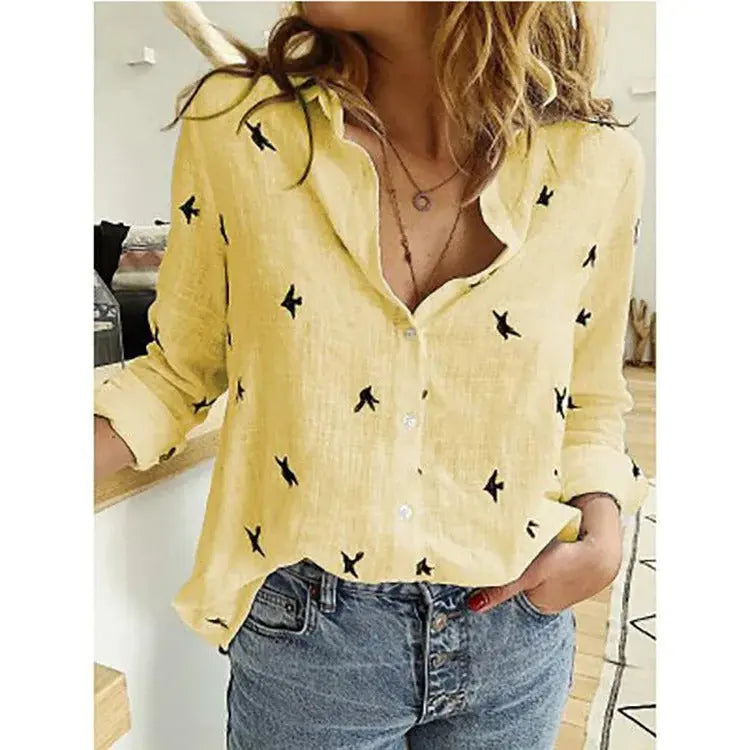 Elevate Your Wardrobe with the Chic JENNIFER Cotton Blouse - Lizabella Fashion