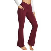 Elevate Your Workout with PINCHA's Luxe Wide Leg Yoga Pants! - Lizabella Fashion