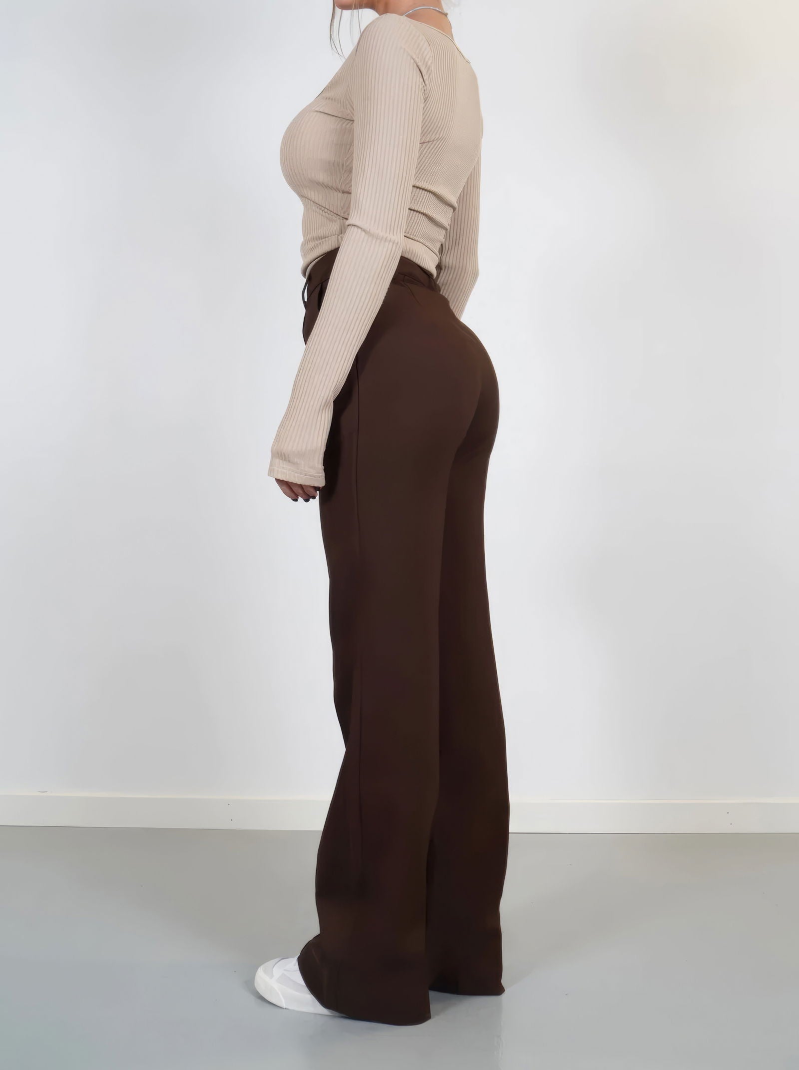 Elevate Your Style with AMY's Wide-Leg Chic Trousers for Women - Lizabella Fashion -  -  - Elevate Your Style with AMY's Wide-Leg Chic Trousers for Women - Lizabella Fashion - #tag1# - #tag2#