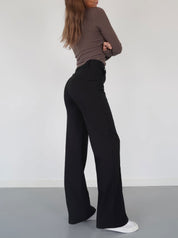 Elevate Your Style with AMY's Wide-Leg Chic Trousers for Women - Lizabella Fashion -  -  - Elevate Your Style with AMY's Wide-Leg Chic Trousers for Women - Lizabella Fashion - #tag1# - #tag2#