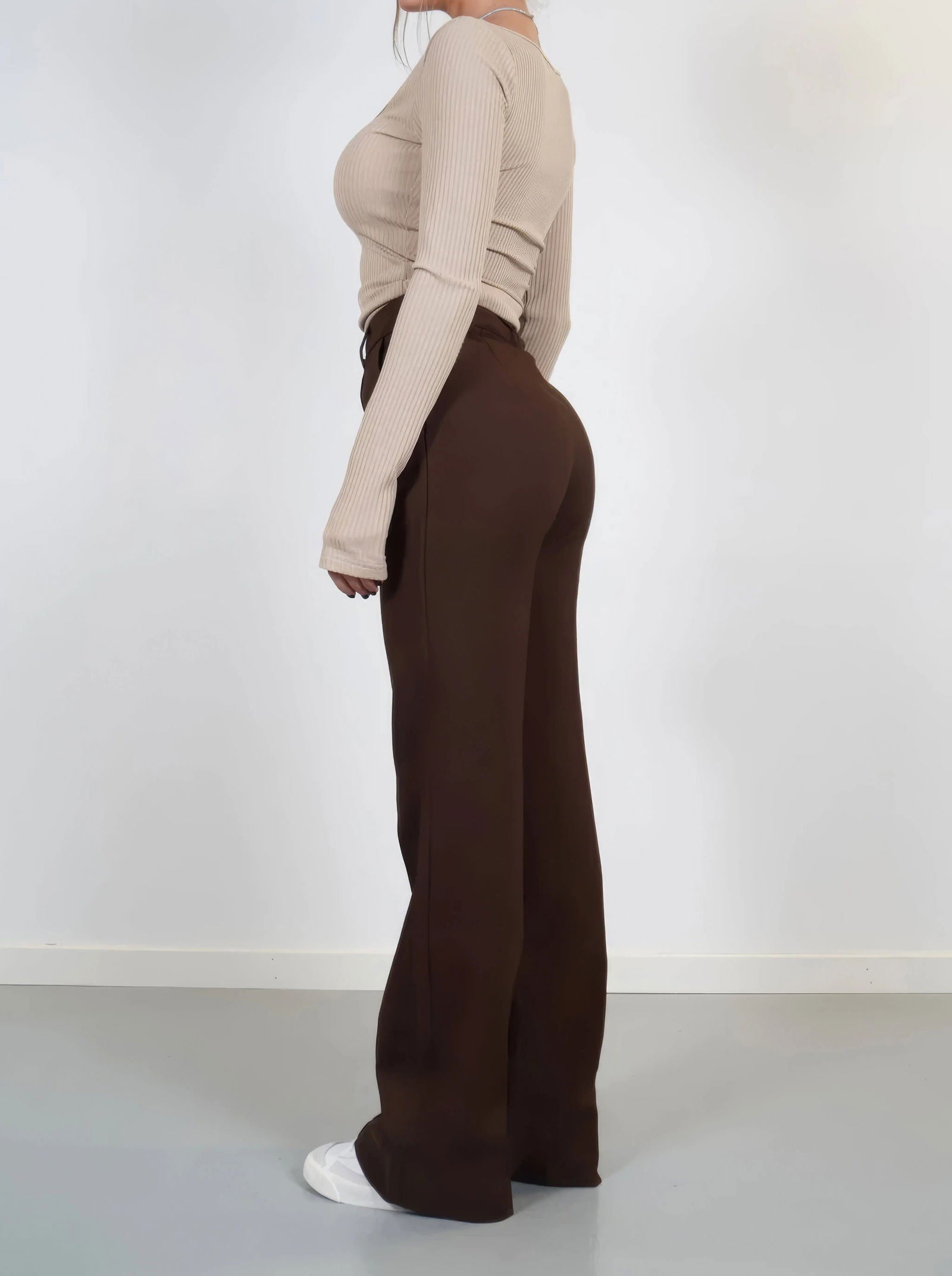 Elevate Your Style with AMY's Wide-Leg Chic Trousers for Women - Lizabella Fashion -  -  - Elevate Your Style with AMY's Wide-Leg Chic Trousers for Women - Lizabella Fashion - #tag1# - #tag2#