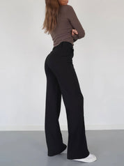 Elevate Your Style with AMY's Wide-Leg Chic Trousers for Women - Lizabella Fashion -  -  - Elevate Your Style with AMY's Wide-Leg Chic Trousers for Women - Lizabella Fashion - #tag1# - #tag2#