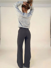 Elevate Your Style with AMY's Wide-Leg Chic Trousers for Women - Lizabella Fashion -  -  - Elevate Your Style with AMY's Wide-Leg Chic Trousers for Women - Lizabella Fashion - #tag1# - #tag2#