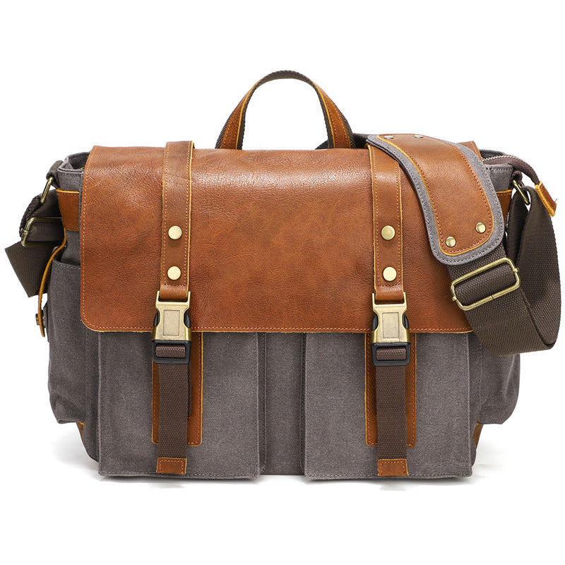 Maximo | Exquisite Cowhide Crossbody Messenger Bag