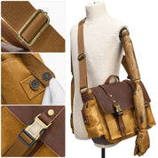 Maximo | Exquisite Cowhide Crossbody Messenger Bag