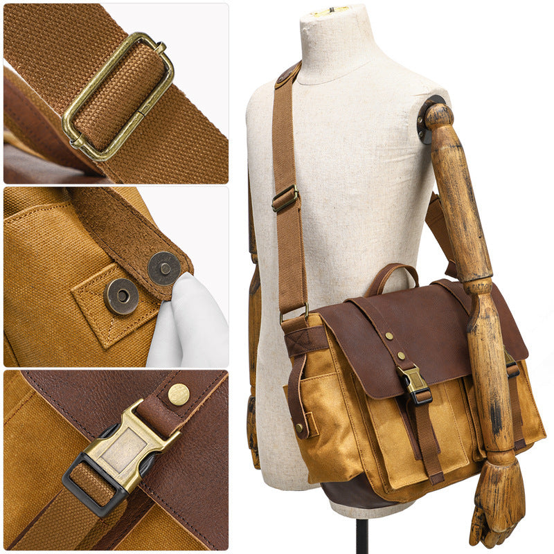 Maximo | Exquisite Cowhide Crossbody Messenger Bag