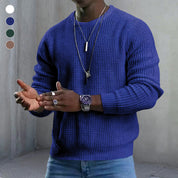 Leo | Long-Sleeve Sweater – A Clean Crew Neck for Everyday Style