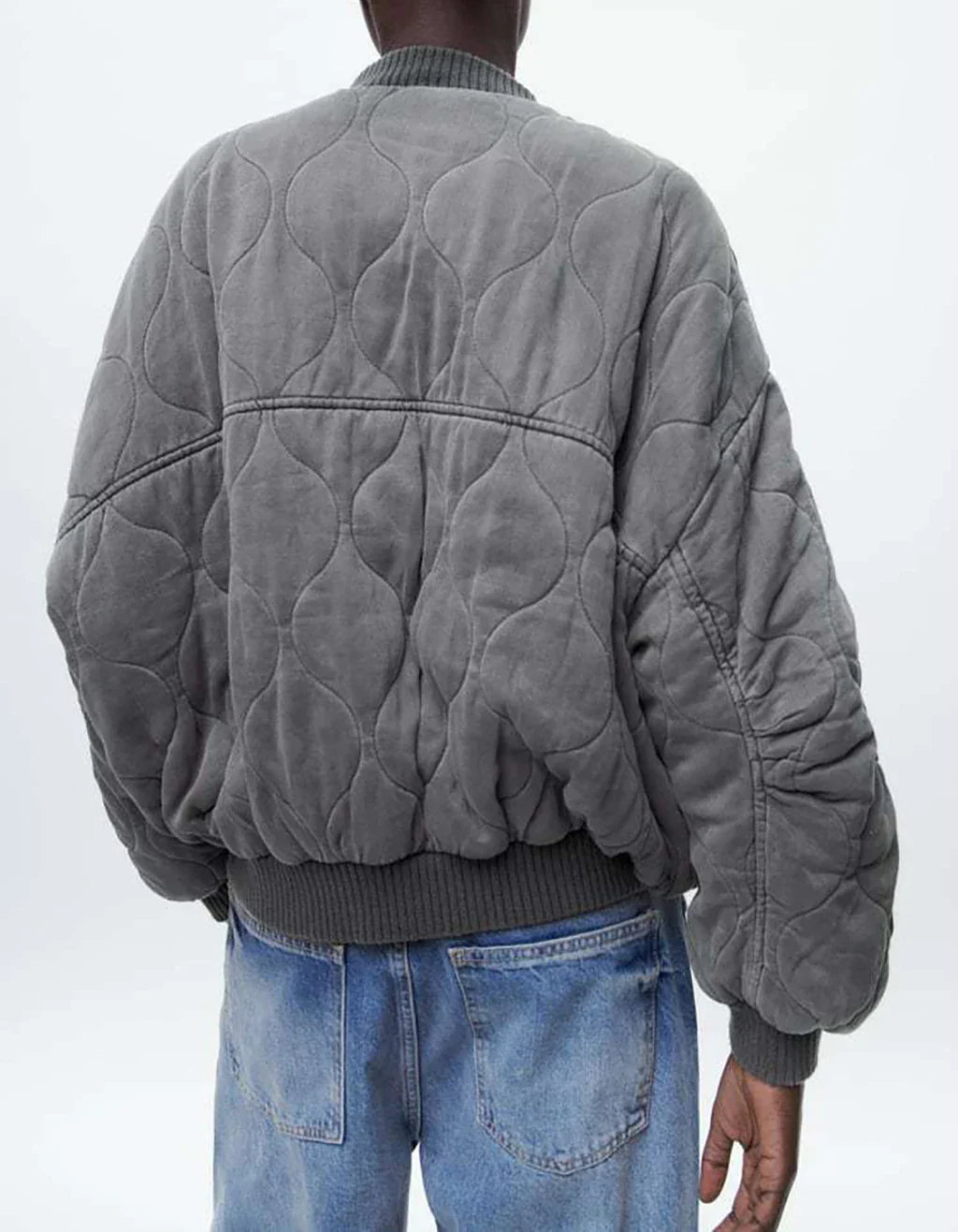 Leslie | Lightweight & Loose-Fit Stylish Gray Jacket