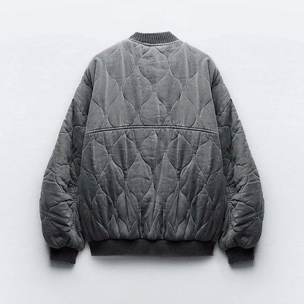 Leslie | Lightweight & Loose-Fit Stylish Gray Jacket