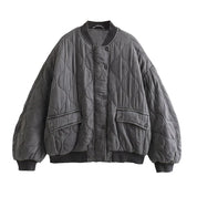 Leslie | Lightweight & Loose-Fit Stylish Gray Jacket
