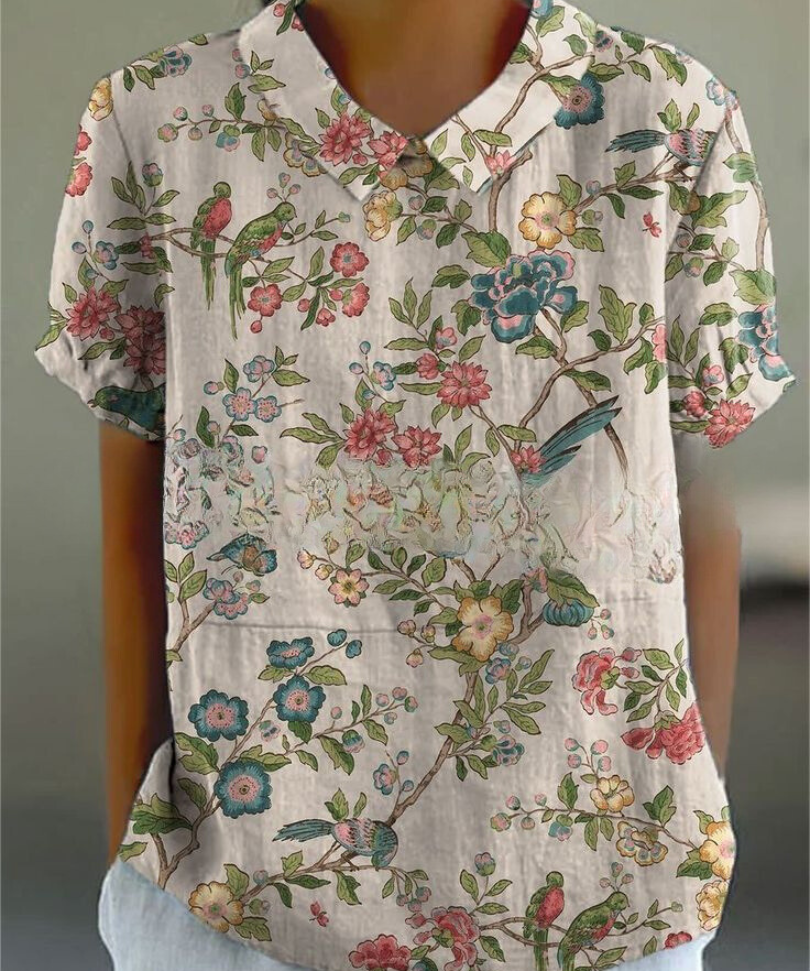 Fae | Floral Shirt with flowers