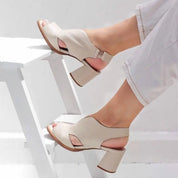 GILLIAN | Chic and Stylish Leather Sandals - Lizabella Fashion