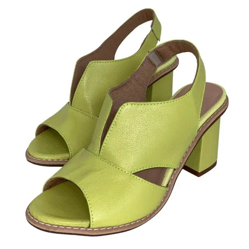 GILLIAN | Chic and Stylish Leather Sandals - Lizabella Fashion
