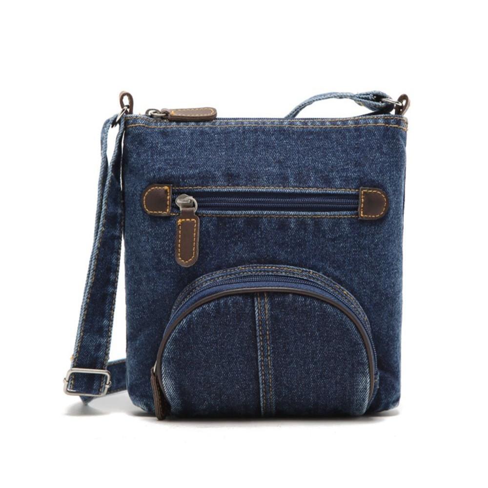 Alexa | Mini Denim Crossbody Sling Bag