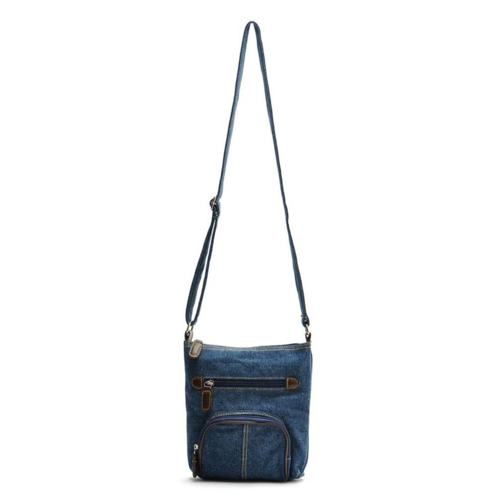 Alexa | Mini Denim Crossbody Sling Bag